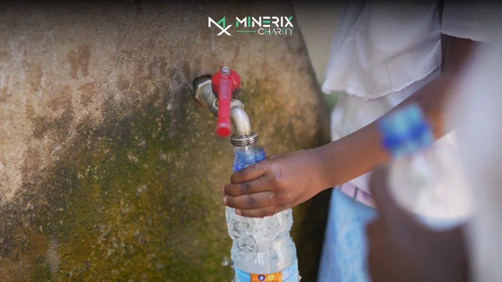 building water wells - minerix charity programs
